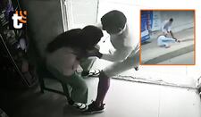 ¡Brutal robo en San Martín de Porres! Delicuente empuja y arrastra a joven para quitarle su teléfono