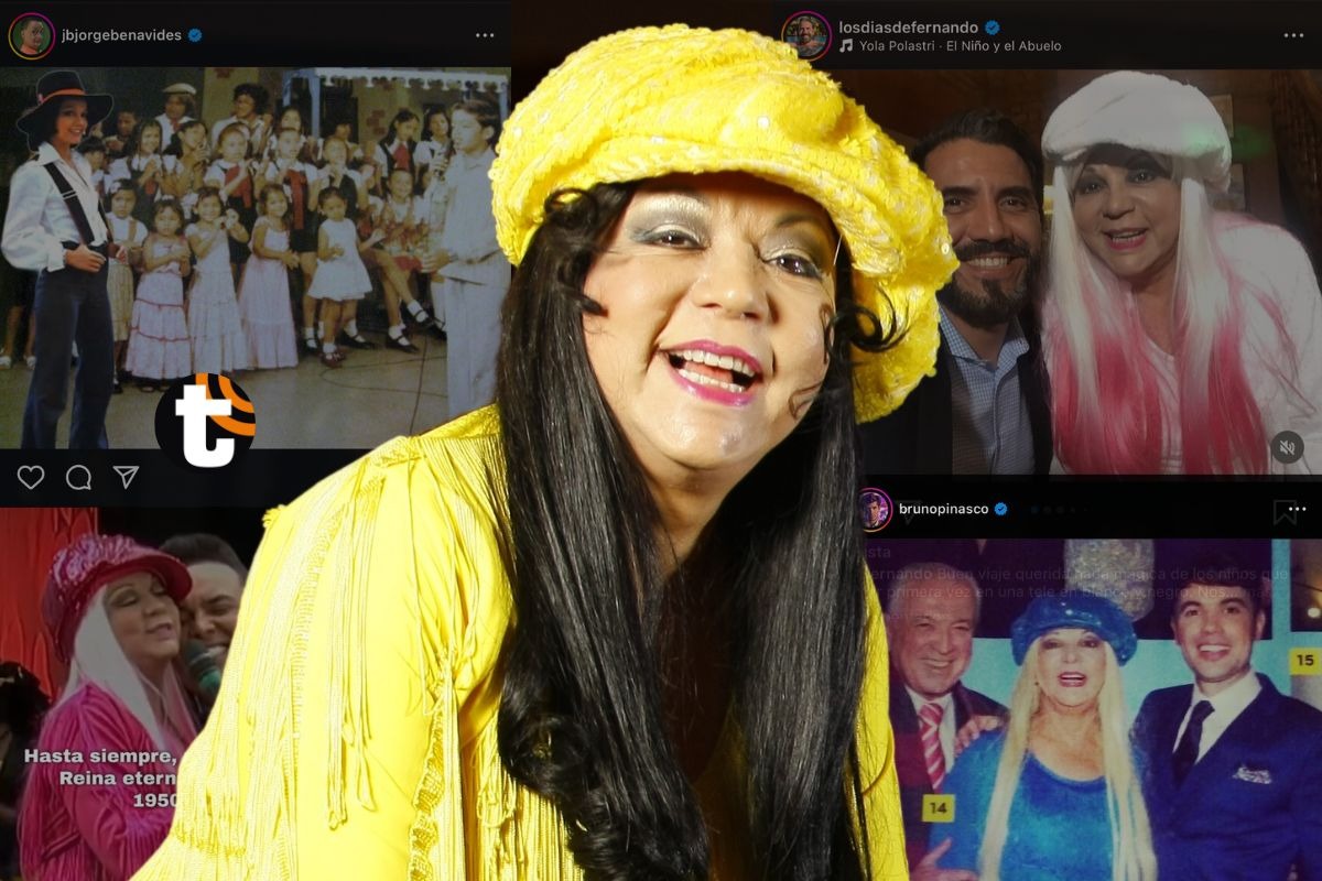 Figuras de la farándula se despiden de Yola Polastri. (Fotos: Instagram))