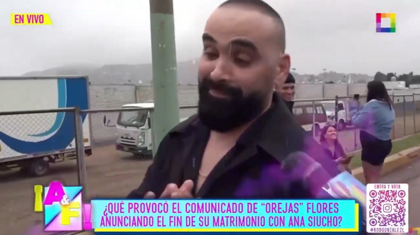 Elías Brito guarda silencio cuando le preguntan por Ana Siucho y Edison Flores.