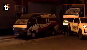 Extorsionadores balean combi de comerciante en el Rímac: le exigen 5 mil soles para no atentar contra su familia