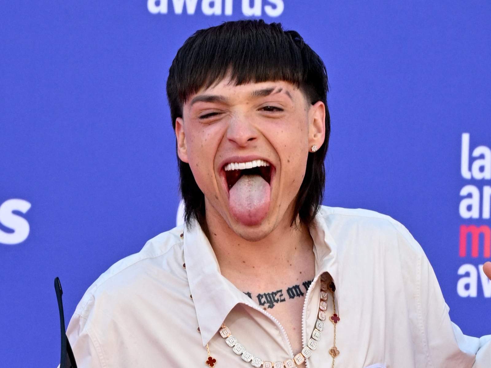 Peso Pluma es el artista con más nominaciones en la gala (Foto: AFP)