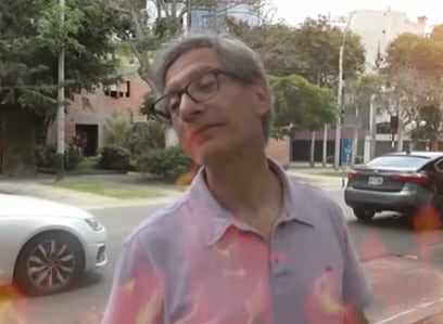 Federico Salazar frente a las cámaras de Amor y Fuego