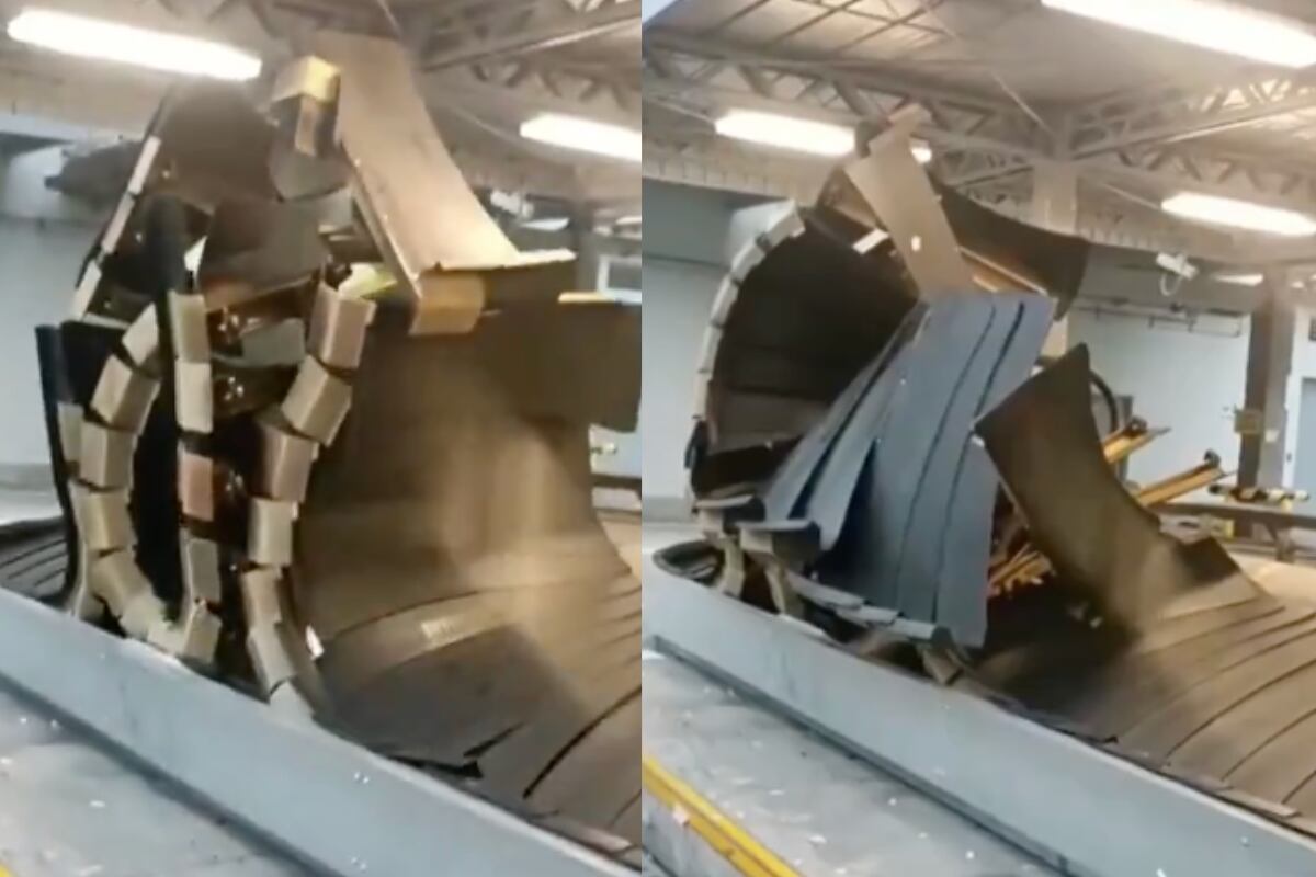 Aeropuerto Jorge Chávez desmiente desperfecto en sistema de mangas de equipaje. Foto: composición EC/captura Canal N