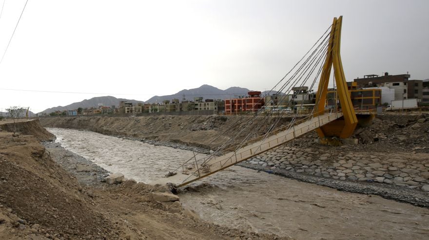 Así lucía el puente Los Libertadores hace algunos años. Foto: GEC