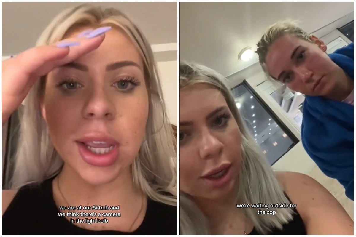 HISTORIA VIRAL | Alquila departamento con sus amigas y descubre que son espiadas con cámaras ocultas. (Foto: @katelyn_boss19 / TikTok)