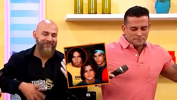 Christian Dominguez presenta a su socio en 'América Hoy'