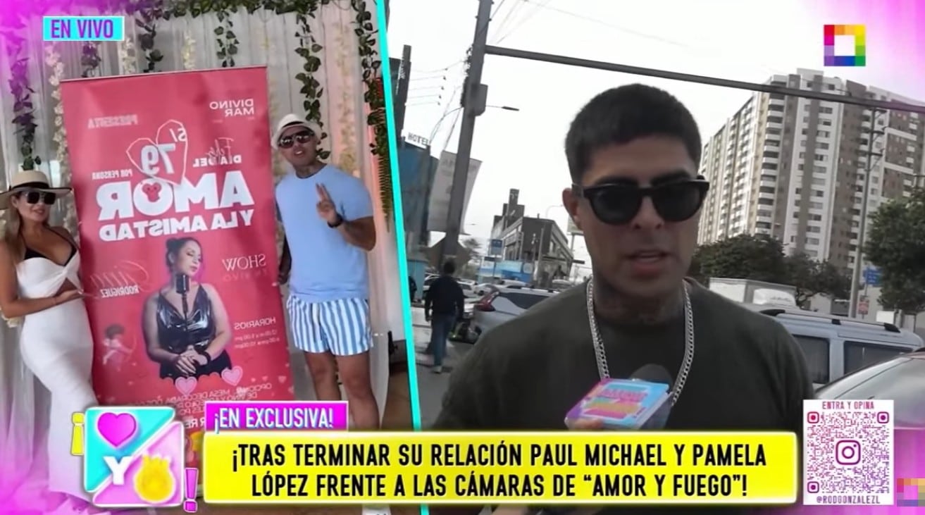 Paul Michael habló con las cámaras de 'Amor y fuego'.