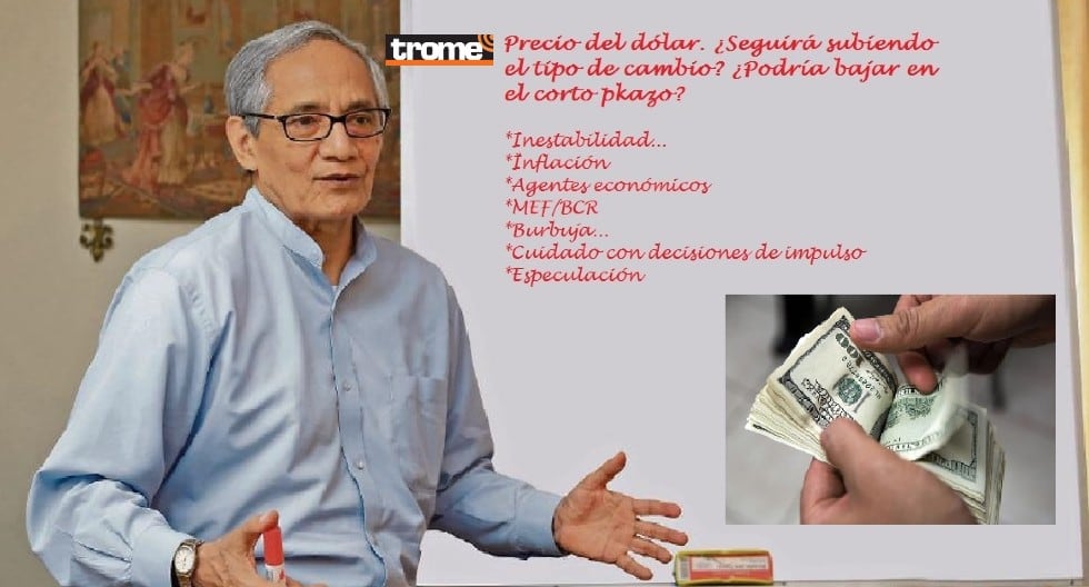Jorge González Izquierdo en entrevista para el diario Trome conversa sobre el dólar y la situación económica. (Entrevista: Isabel Medina / Foto: Jessica Vicente)