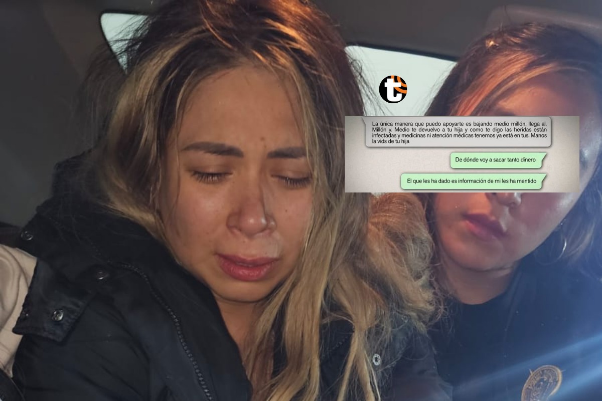 Jackeline Salazar estuvo once días secuestrada hasta que fue rescatada la noche del último viernes.