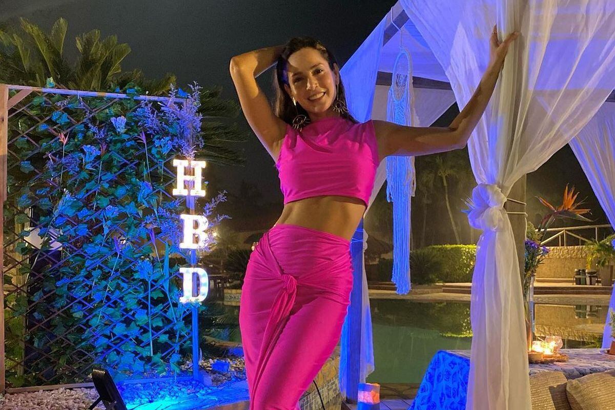 Carmen Villalobos en el día de su cumpleaños número 39, en Colombia (Foto: Carmen Villalobos/Instagram)