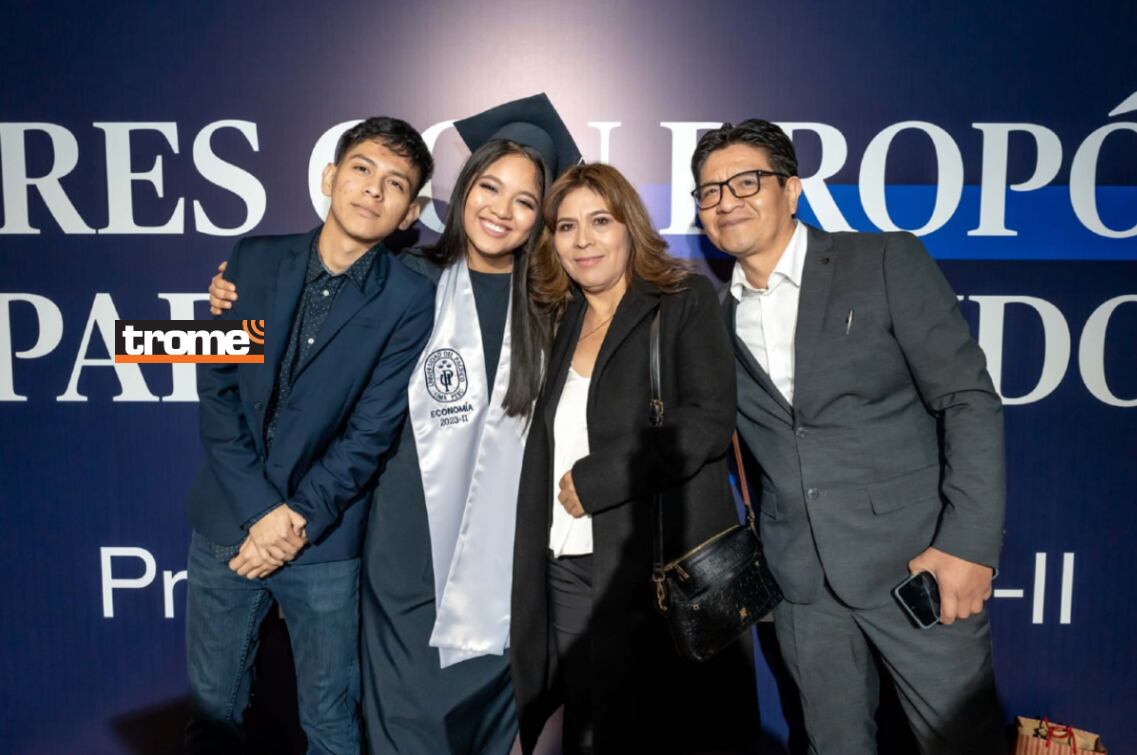 Rodrigo Eneque Chávez, primer puesto cómputo general del examen de admisión UNI 2025-I, comparte con Trome uno de los momentos más felices en su familia: la graduación de su hermana. (Entrevista: Isabel Medina /Trome).