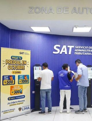 SAT sortea hasta S/1000 por pagar impuesto predial: conoce cómo participar
