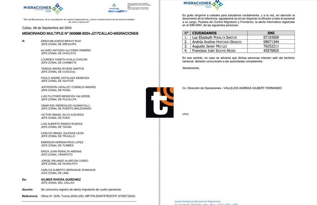 Migraciones lanzó una alerta ante la posible fuga de ‘Chibolín’.