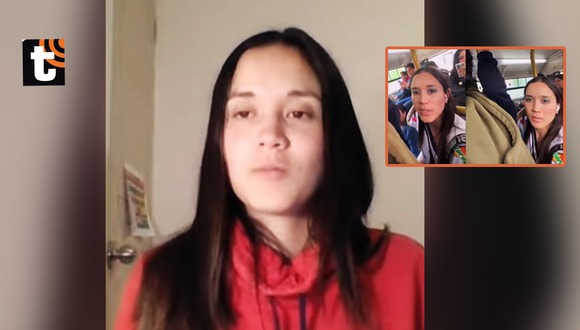 TROME | Influencer lanza insultos racistas a pasajeros del Metropolitano (Redes sociales)