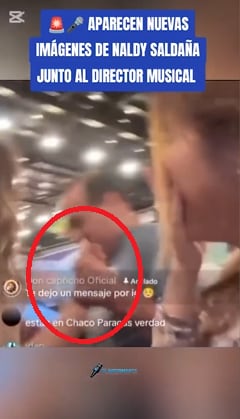 Exdirector de 'La Bella Luz' le agarra a mano a Naldy Saldaña.