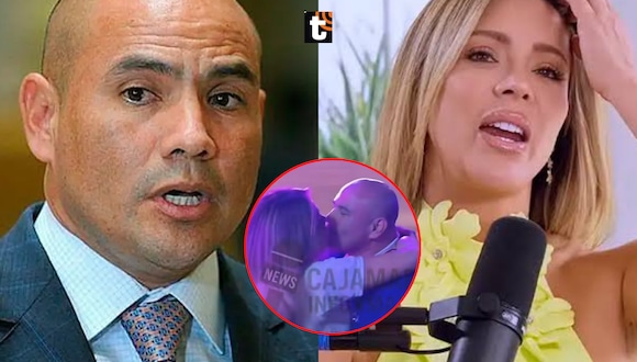 Joaquín Ramírez es captado dándole tremendos ‘chapes’ y cargando a Sheyla Rojas tras ‘desplante’