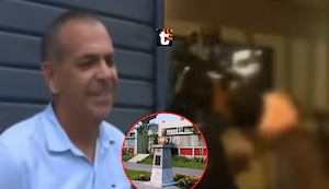 Padre de menor investigado por agresión sexual en Liceo Naval justifica su actitud tras escupir a camarógrafo: “Debí ser más agresivo”