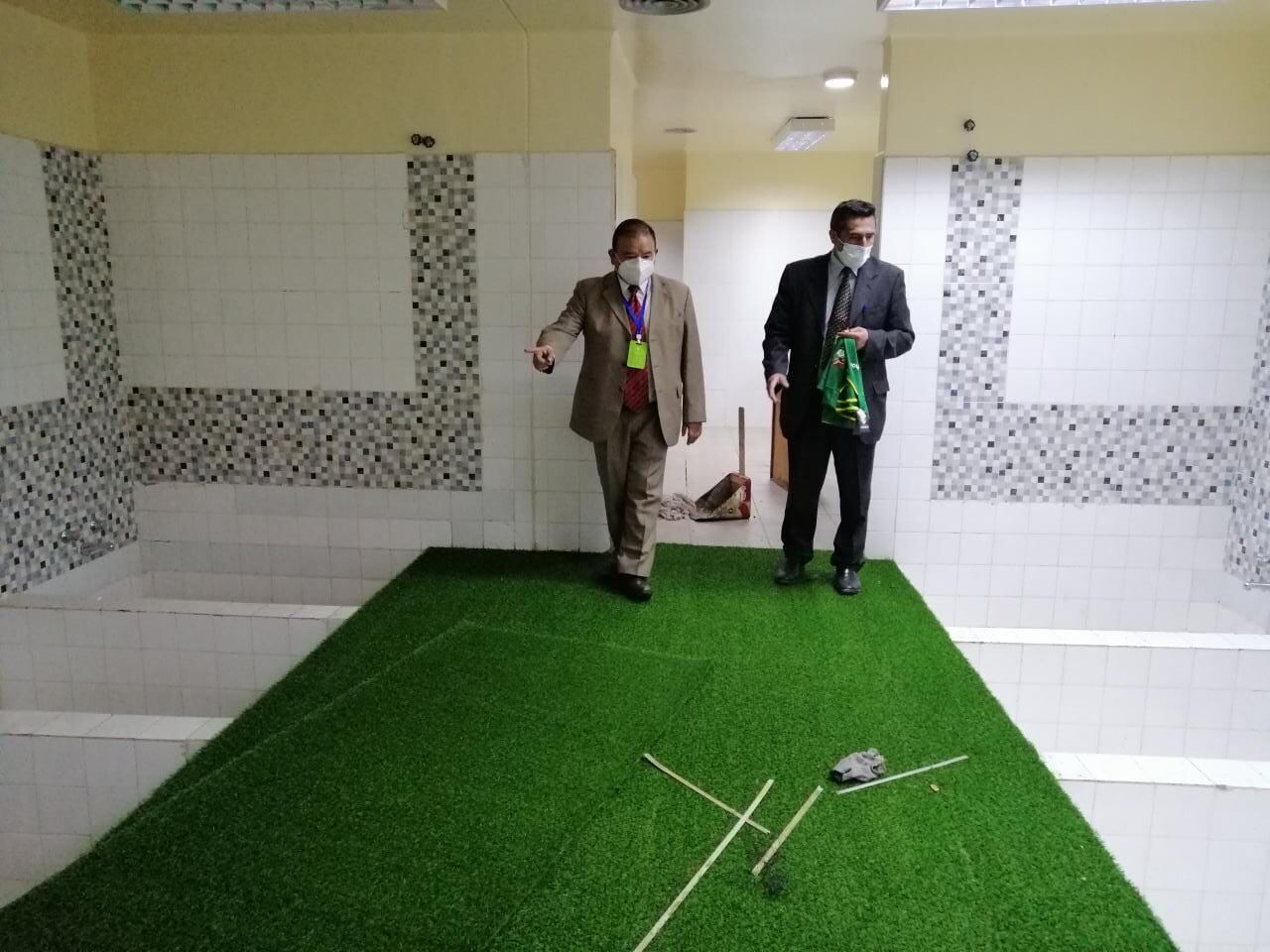 Los camarines y otros sectores han sido remodelados completamente