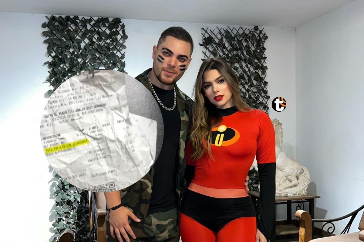 Wileidy Monsalve mostró el voucher del preservativo que Álvaro Rod usó con otra mujer.