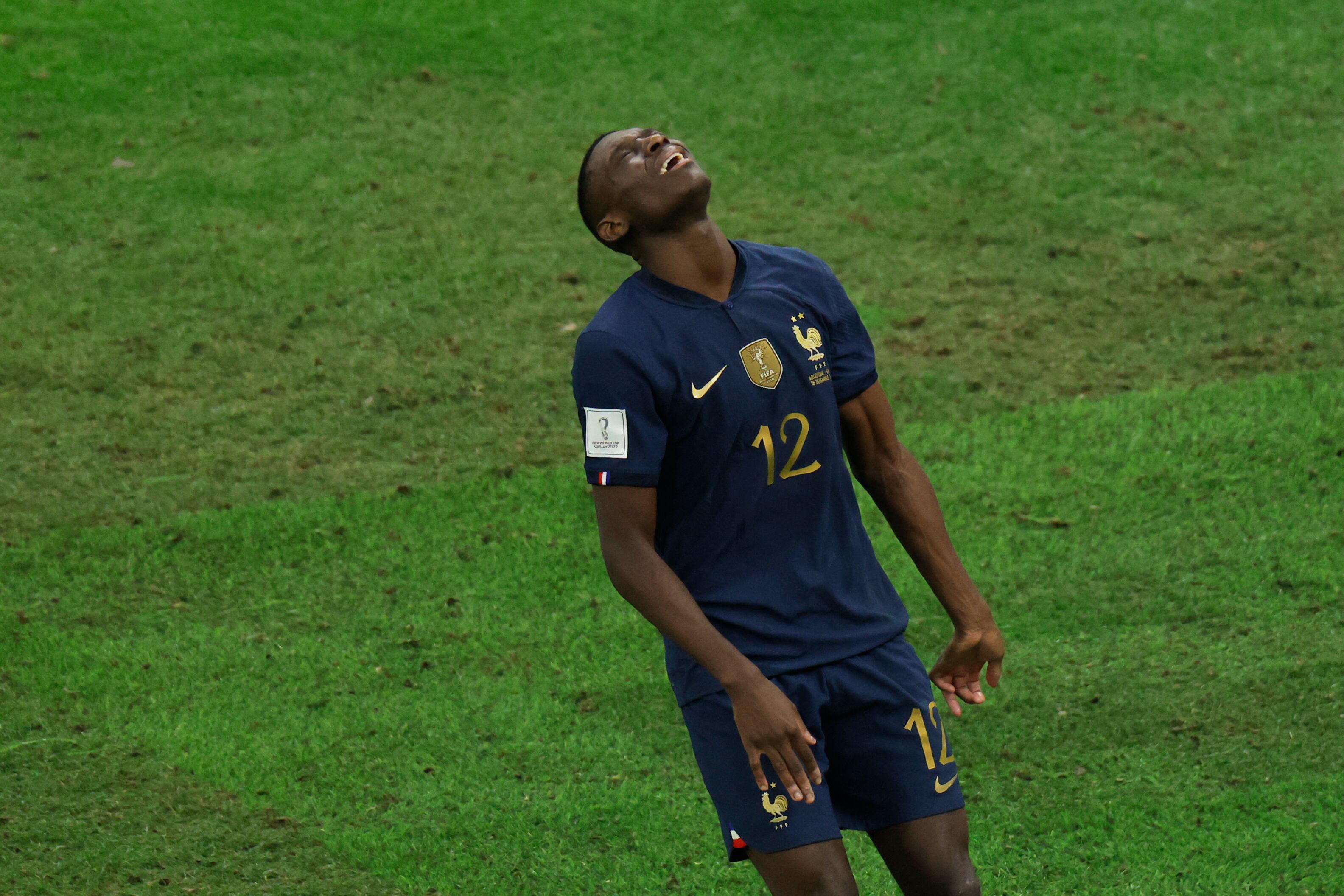 Randal Kolo Muani anotó en la definición por penales, pero erró un mano a mano a los 123 minutos (Photo by Odd ANDERSEN / AFP)