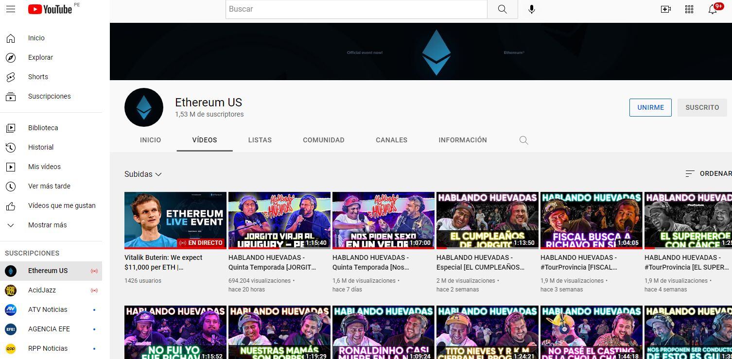 Hablando Huevadas: Hackearon la cuenta de YouTube de Jorge Luna y Ricardo Mendoza