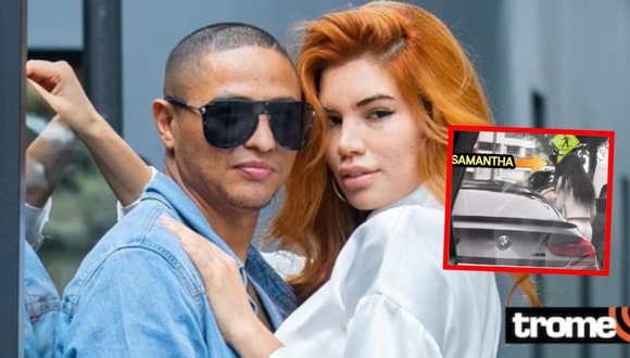 TROME - Samantha Batallanos es recogida por auto de lujo para ir a HOTEL mientras Maicelo chambeaba en su restaurante