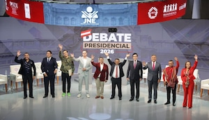 Debate presidencial ‘picante’ con enfrentamientos entre candidatos y otra imitación de Carlos Álvarez