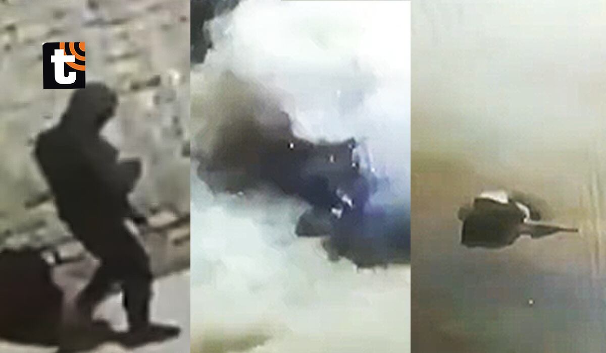 Extorsionador no manipuló bien el explosivo y le estalló en las manos.