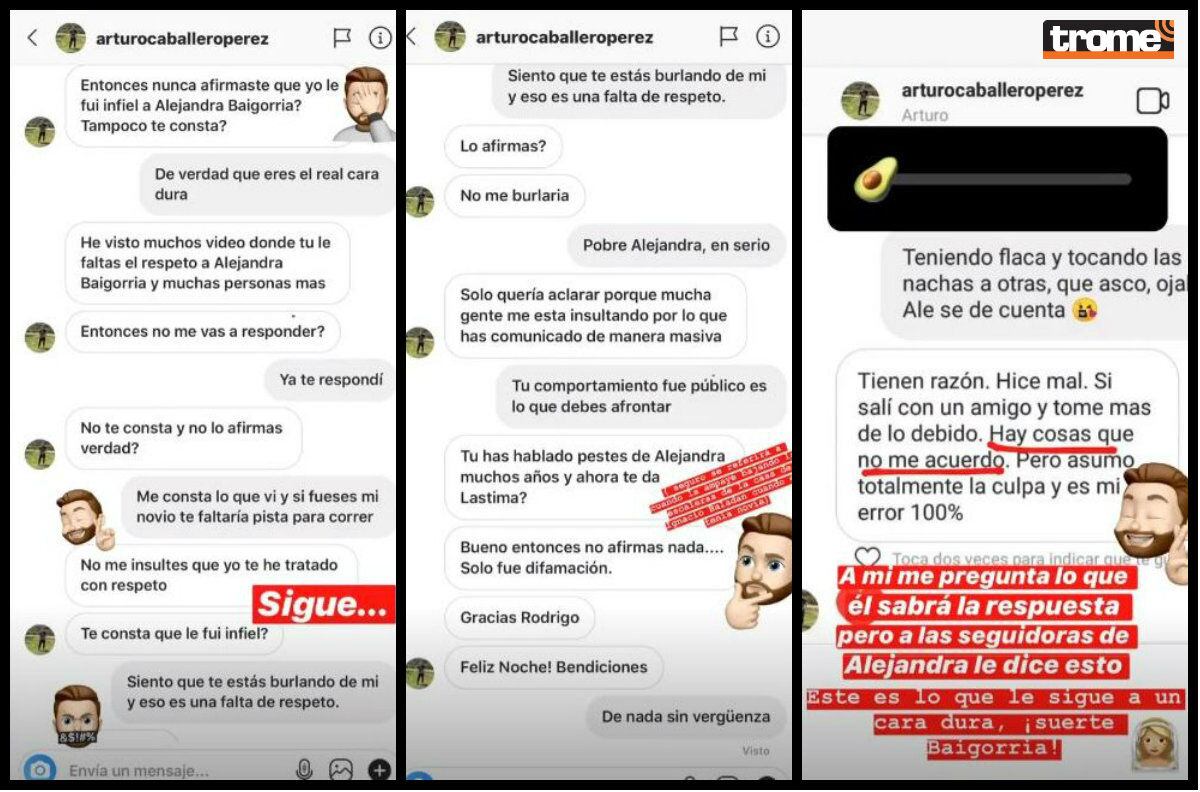 Rodrigo González le contesta con todo a novio de Alejandra Baigorria. (TROME)