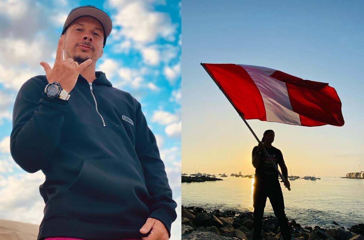 El capitán de los 'combatientes' de "Esto es guerra" utilizó su cuenta de Instagram para publicar una fotografía suya sosteniendo una bandera del Perú. (Foto: @mariohart)