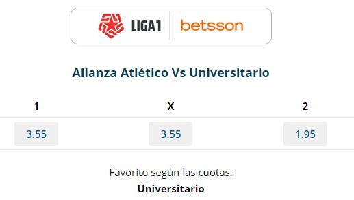Universitario de Deportes vs Alianza Atlético se enfrentan por una fecha más de la Liga 1. Foto: Captura.