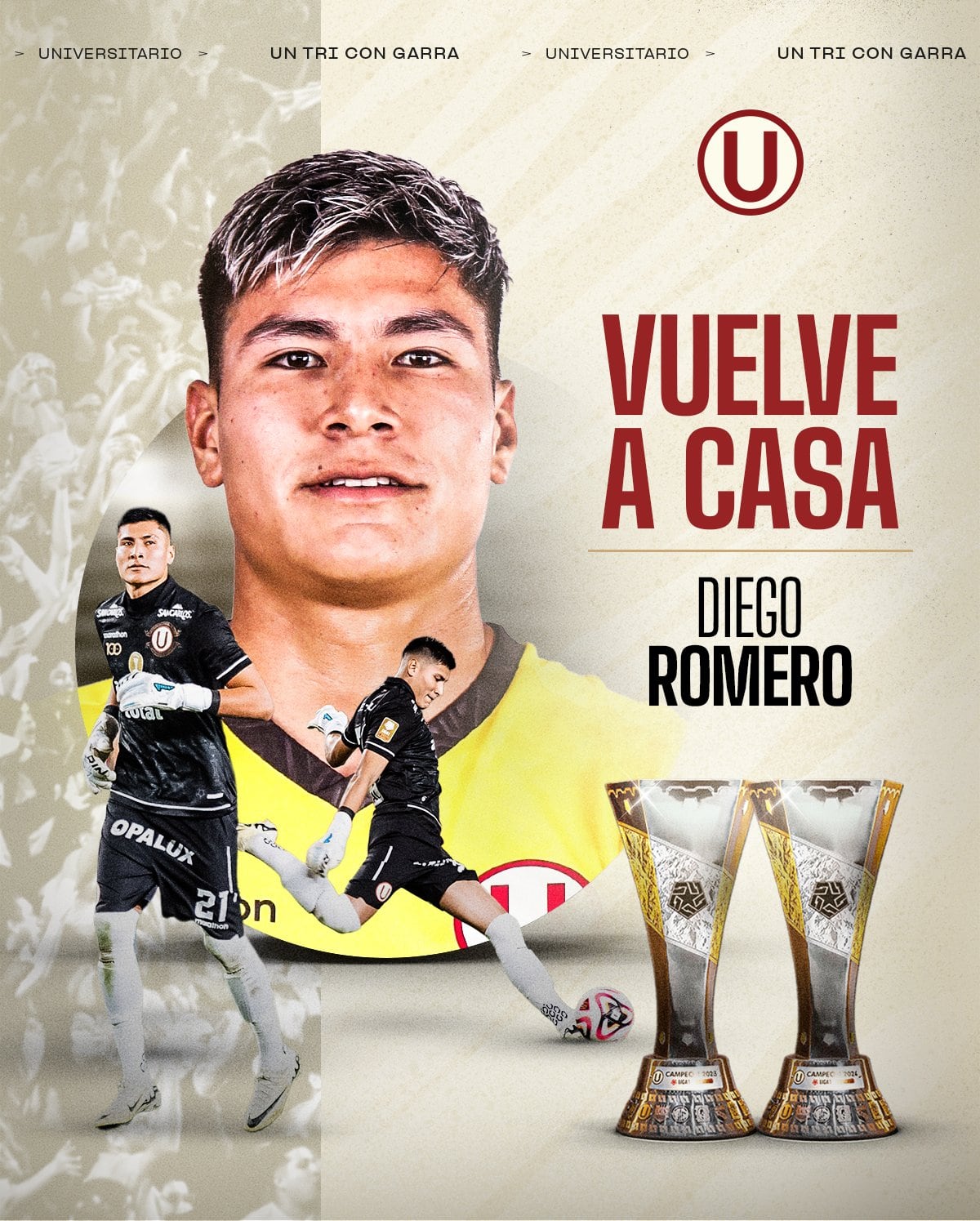 Diego Romero regresa tras un año estando en Argentina. (Foto: Universitario)