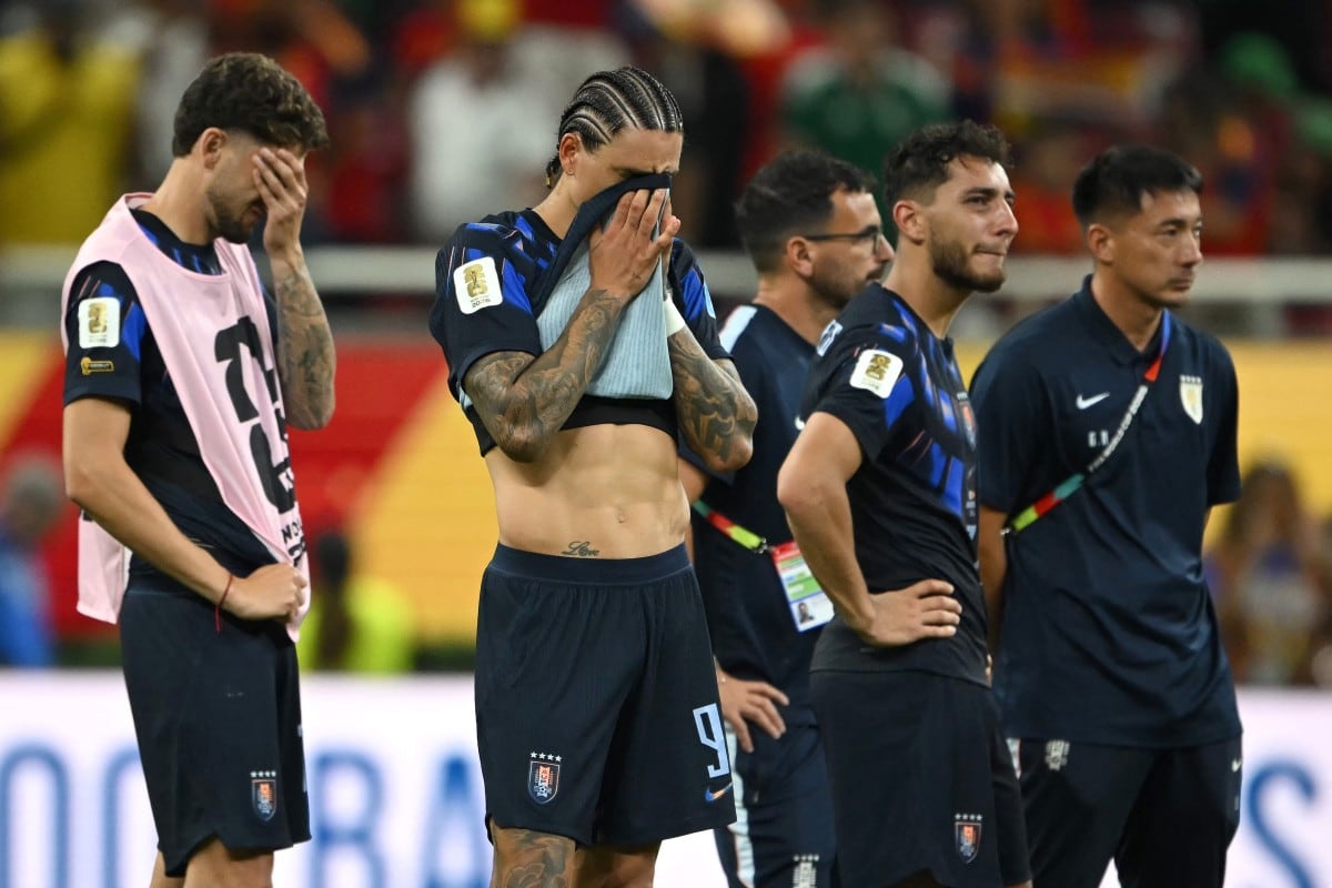 Uruguay dijo adiós al Mundial 2026 (Photo by CARL DE SOUZA / AFP)