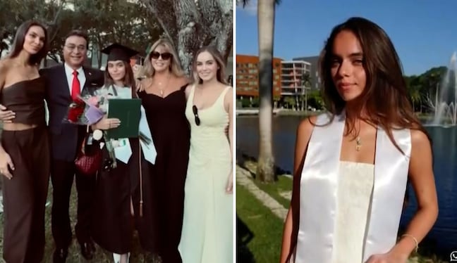 Hermana de Natalie Vértiz se gradúa en Miami y la familia celebra a lo grande