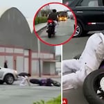 Motorizado choca en avenida Venezuela y fuga del lugar
