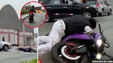 Motorizado choca en avenida Venezuela y fuga del lugar