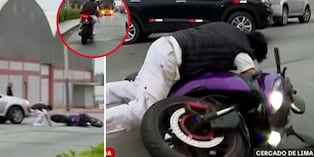 Motorizado choca en avenida Venezuela y fuga del lugar