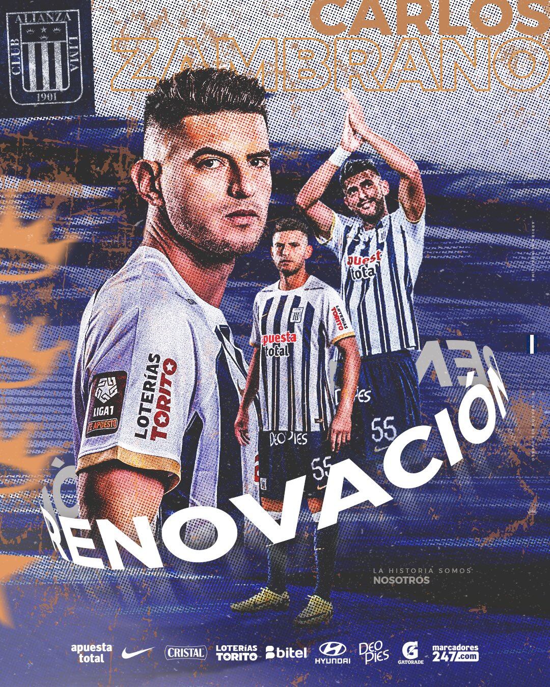 Carlos Zambrano renovó con Alianza Lima