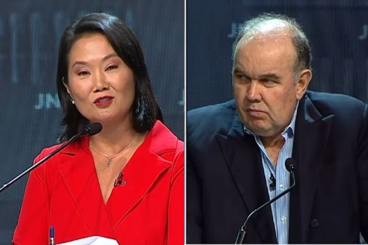 Keiko Fujimori le dijo a Rafael López Aliaga que la mayoría de peruanos 'quiere verlos en la segunda vuelta'