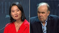Keiko a López Aliaga en el debate: “La mayoría de los peruanos quieren que vayamos a la segunda vuelta”