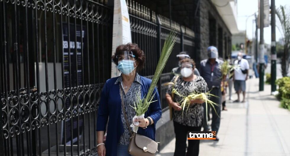 En templos y desde los hogares se celebró el Domingo de Ramos, que da inicio a la Semana Santa. (Trome / Jesús Saucedo)