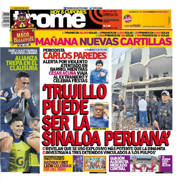 Portada trome