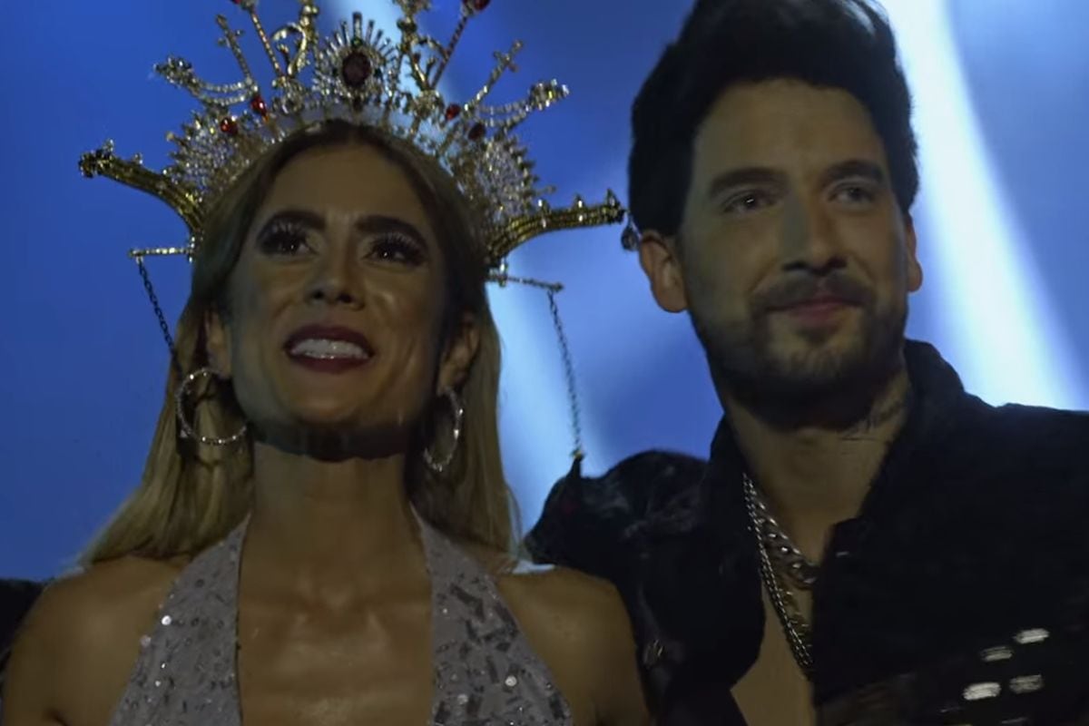 Yeimy Montoya y Charly Flow en el último episodio de "La reina del Flow" 2. (Foto: Caracol TV)