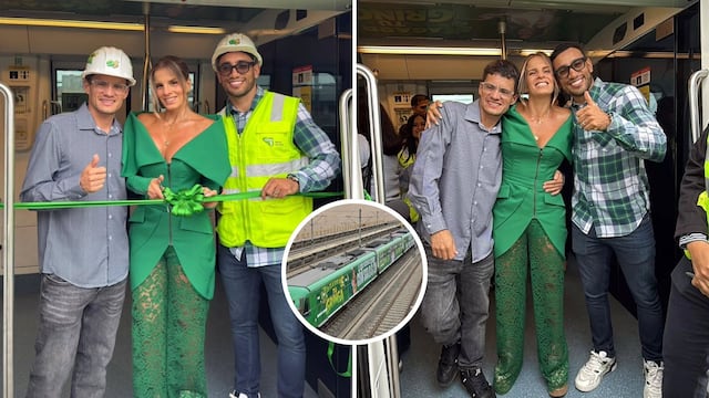 ¡A otro nivel! Alejandra Baigorria lleva su marca al tren eléctrico con ambiciosa campaña publicitaria