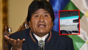 Evo Morales denuncia presunto intento de asesinato, dispararon contra su camioneta: VIDEO IMPACTANTE