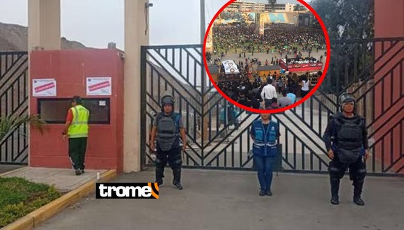 La Municipalidad de Lima clausuró el estadio San Marcos. Foto: Difusión