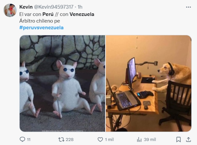 Meme Perú vs. Venezuela