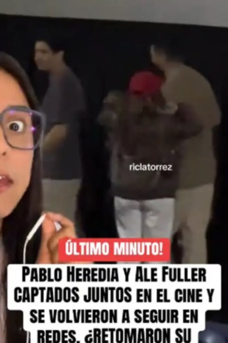 Pablo Heredia aclara su historia con Ale Fuller tras ser 'ampayado'.