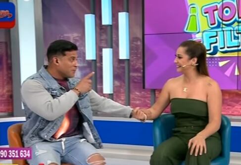 Christian Domínguez y Karla Tarazona en Todo se filtra