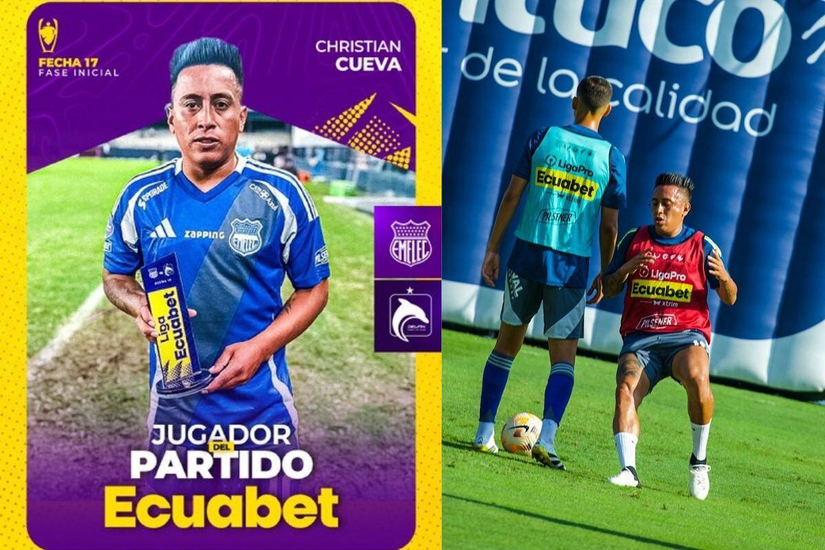 Christian Cueva fue determinante para empate de su equipo (Foto: @CSEmelec)